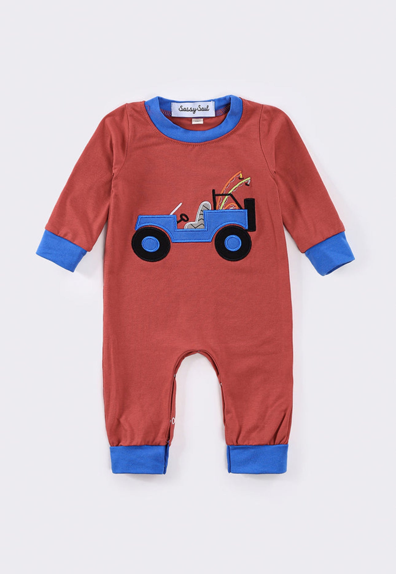 Red Jeep Fishing Long Jon