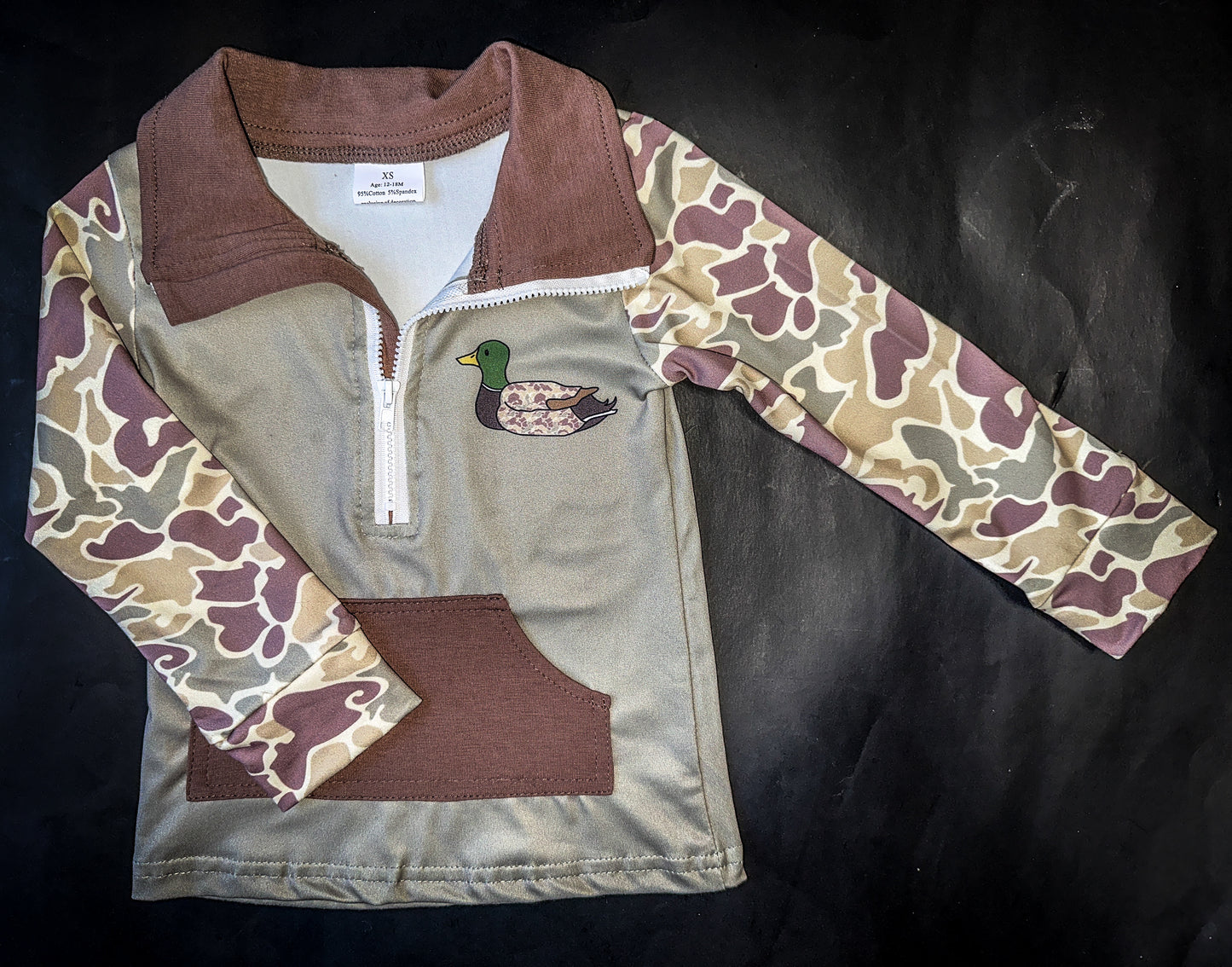Retro Camo Mallard Pullover