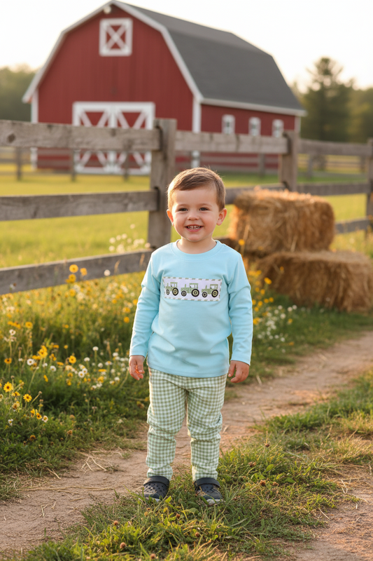 Boys Tractor Set