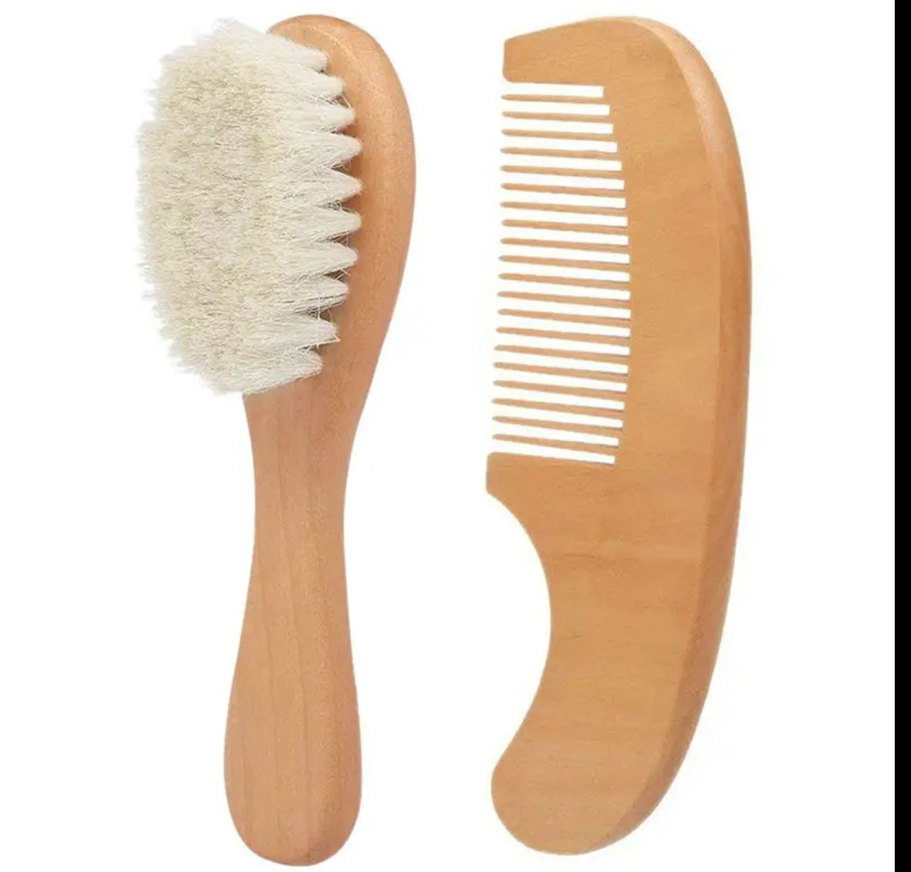 Wool Baby Brush Set