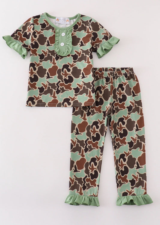 Girls Camouflage Set
