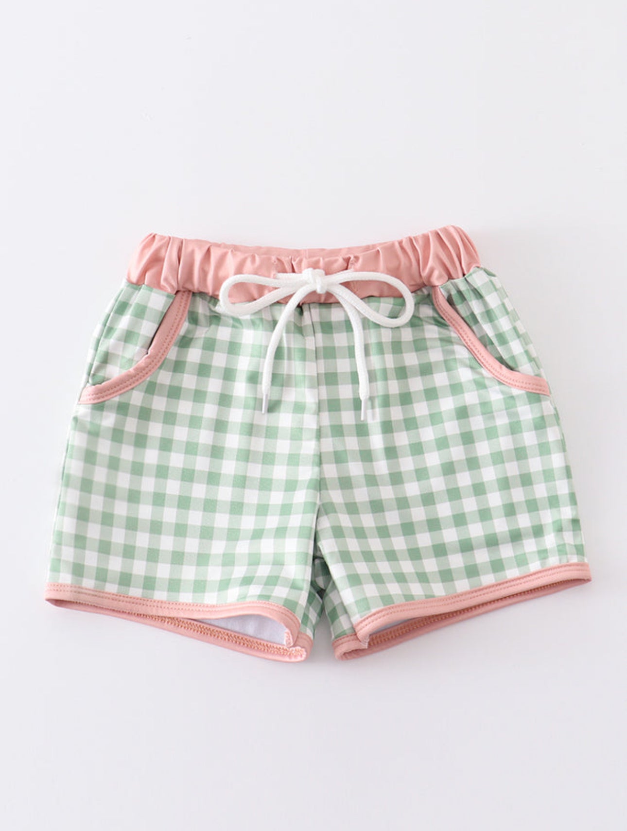 Plaid Swim Shorts