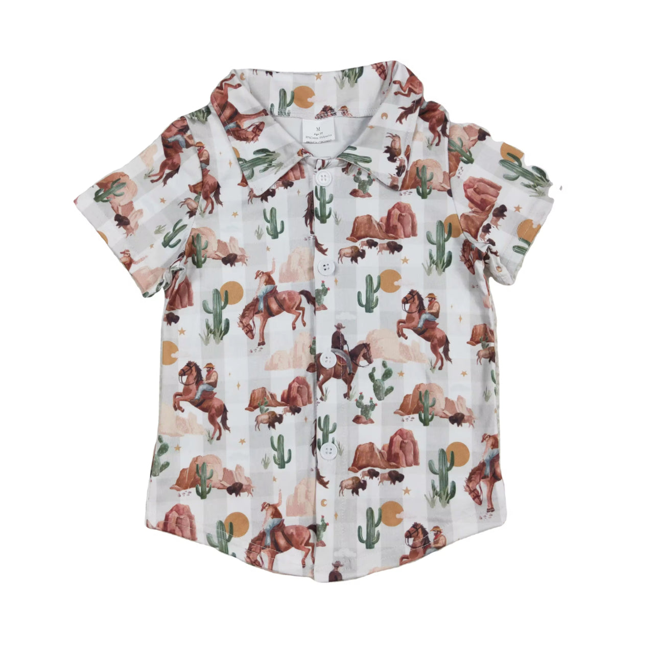 White Cowboy Shirt