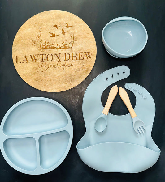 5PC Food Grade Silicone Feeding Set