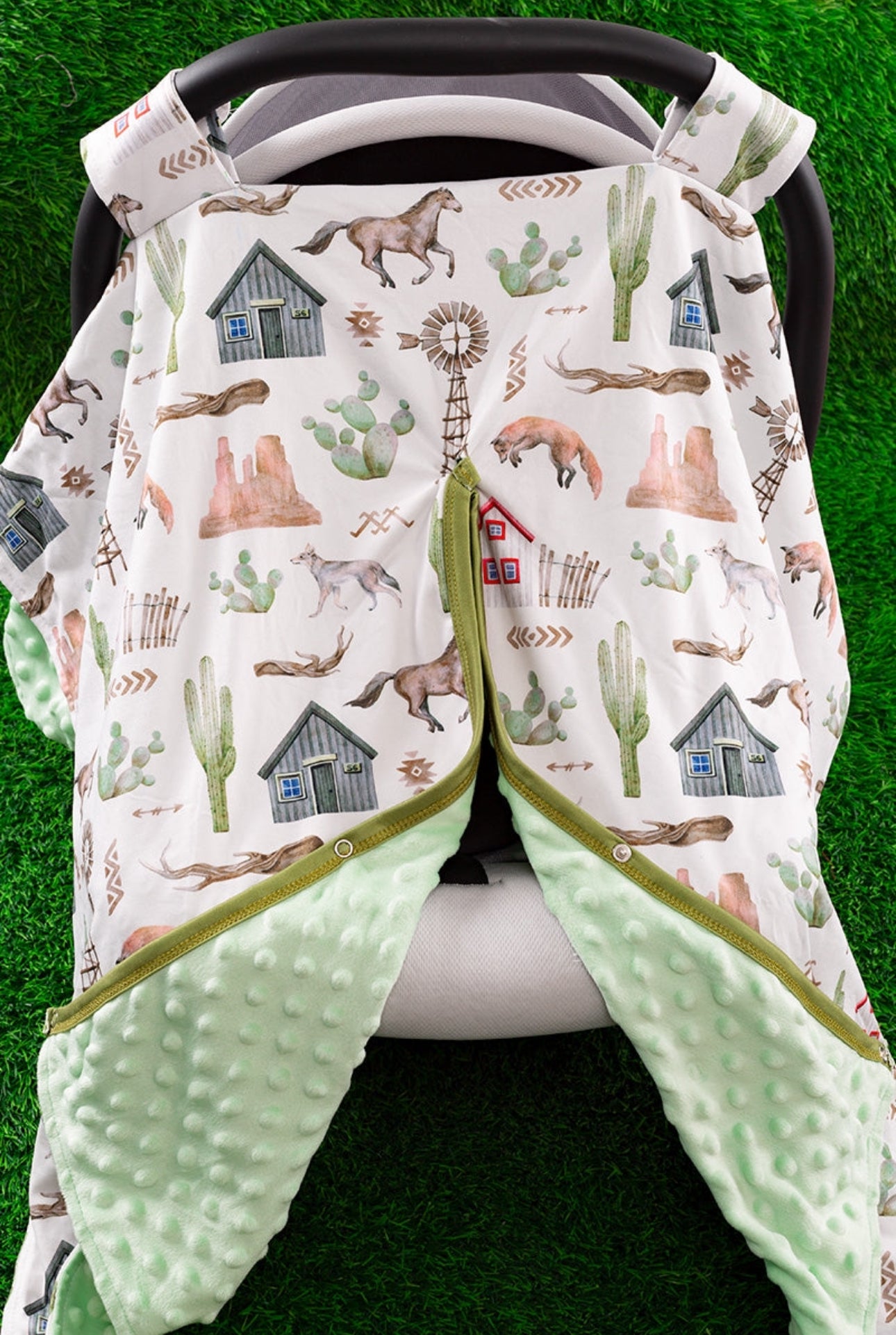 Western Farm Car Seat Cover