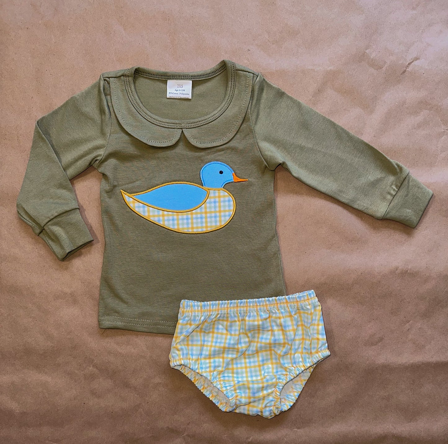 Duck Smocked Set