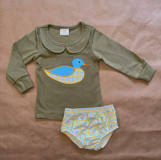 Duck Smocked Set