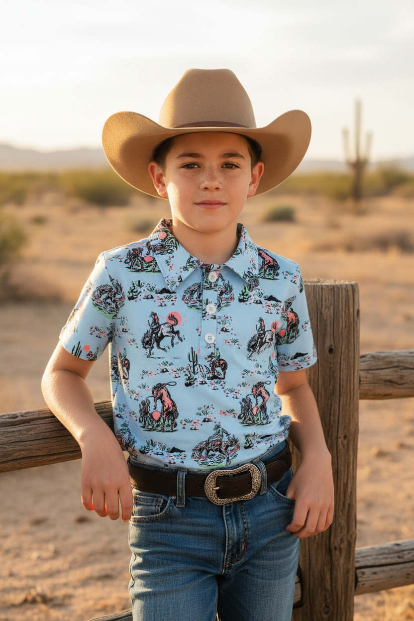 Blue Cowboy Shirt