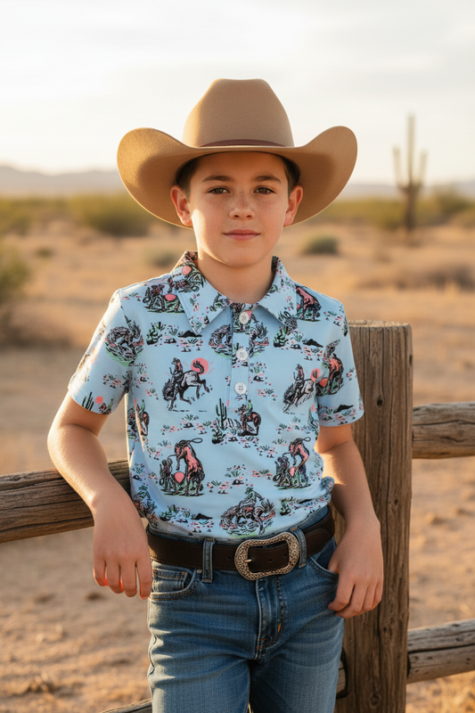 Blue Cowboy Shirt