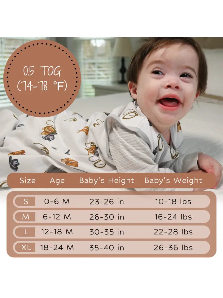 Better In Boots Sleep Sack 100% Organic Cotton