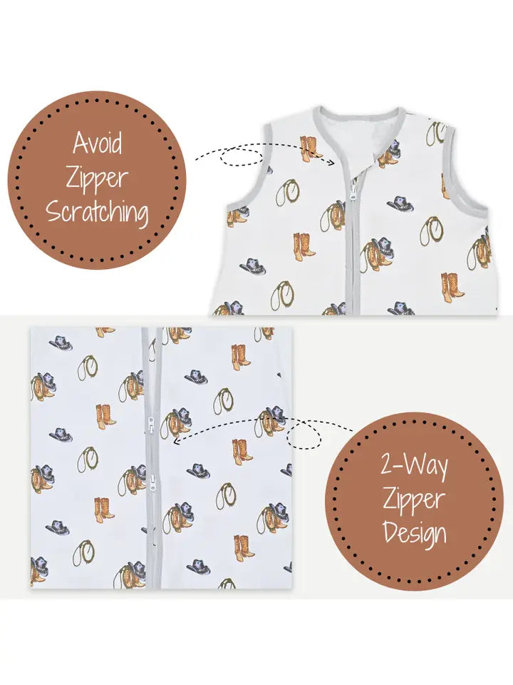 Better In Boots Sleep Sack 100% Organic Cotton